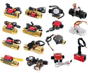 G1/2 "hiệu ứng Hall lỏng nước kiểm soát dòng chảy chuyển đổi lưu lượng kế Counter Meter cho tạo độ ẩm nước quả tắm Máy nước nóng - Product Image 1