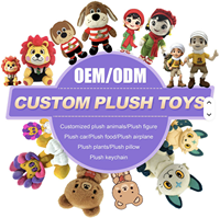 Boneka Hewan Lucu Custom LOGO, Boneka Beruang Teddy, Monyet, Rubah, Anjing, Kelinci, Hadiah Kenang-kenangan Wisuda, Terlaris