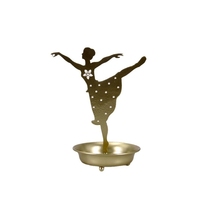 Petit mannequin de danseuse spécial pour boucles d'oreilles, support de voyage pour bijoux, support pour bagues, support à bijoux pour la décoration de bijouterie