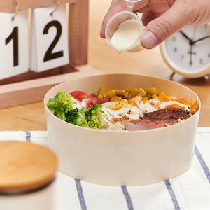 带唇的木制圆盒定制便宜的圆板礼品糖果水果木制圣诞包装盒 - Product Image 6