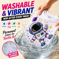 Marqueurs textiles permanents 36 couleurs, stylos pour vêtements, pour T-shirts, DIY, marqueurs lavables pour baskets, sacs en toile, cadeau artistique