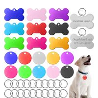 Haustier-QR-Code-ID-Anhänger, OEM Metall-Hundemarken, Katzenhalsband mit Emaille-Pfotenabdruck, Anti-Verlust-Zinklegierung, personalisierter Namensanhänger mit Tracking-Funktion