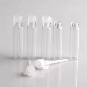 Mini Schattige Navulbare 1Ml 2Ml 3Ml Plastic Stop Lege Reageerbuis Monster Glas Parfum Proeffles