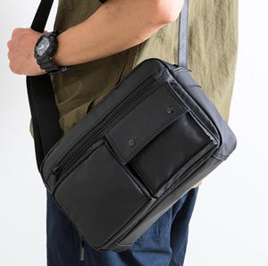 Bolso cruzado para <span class=keywords><strong>hombre</strong></span> resistente al agua con múltiples compartimentos, bolso <span class=keywords><strong>bandolera</strong></span> de gran capacidad para deportes, camping, compras diarias - Product Image 6