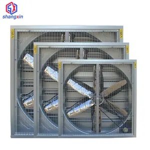 High Efficiency Industrial 50 inches 38000m3/h Poultry Window Wall Mounted Exhaust Fan Motor 1.5 HP 22V 60Hz