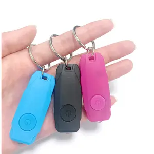 Chaveiro com mini lanterna recarregável, usb, suporte de lanterna, chaveiro com led