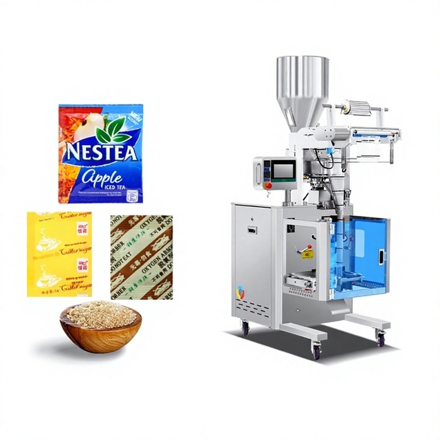 Customized Hui Li Automatic Chicken Essence Peanut Granule Packaging Machine Three-side Sealing 1 Accuracy Filling Machine