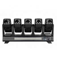 Barra de Luz LED DMX de Matriz RGBW de 10x80W con Rotación Infinita de Doble Cara, Efecto Estroboscópico, 2 Ángulos de Haz, IP20, para Eventos en Escenarios y Clubes