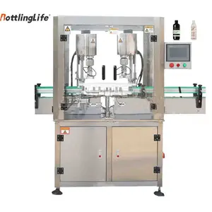Machine à boucher, à sceller et à emballer Machine de capsulage automatique à fonctionnement facile Bouteille en plastique pour bouteille cosmétique