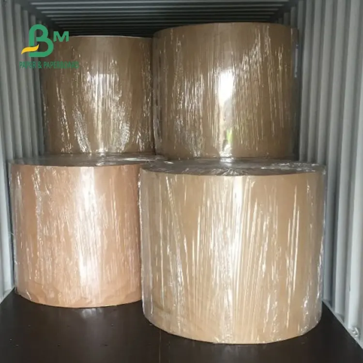 Papel kraft de pulpa de material de bambú de 80 gramos para sobre