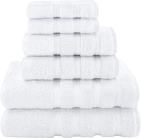 3pcs Home Adult Solid Color Ultra Soft Cotton Bath Towel Set Quick-Dry Woven Plush Linens Highly Absorbent Hand Towels Compact