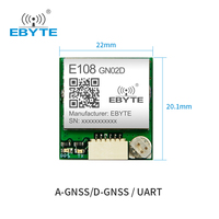 Module GPS de suivi d'animaux de compagnie Ebyte E108-GN02D Mini, module de navigation automobile GNSS, positionnement par satellite, émetteur-récepteur sans fil