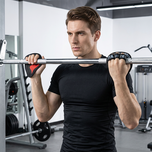 New Comfortable Anti-Skid Natural Rubber & PVC Grip Pads for <b>Weight</b> Lifting Training Fitness Palm Protection Gym Non Slip - Product Image 1
