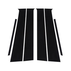 เหมาะสำหรับนิสสัน อัลเมร่า/ซันนี่/เวอร์ซา 2010-2023 ฝาครอบกรอบประตูด้านข้างรถยนต์ แผงตกแต่งหน้าต่าง สติ๊กเกอร์เสาตรงกลาง<span class=keywords><strong>สี</strong></span>ดำเงา - Product Image 1