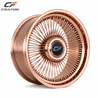 Jantes forgées en 2 parties CF 20 21 pouces 5x130 PCD 71.6 CB pour voitures particulières, compatibles avec 911 992, finition chrome doré