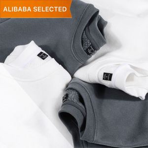 Sudadera H5261 de Alta Calidad con Estampado Personalizado y Pedrería, Forro Polar Grueso de 500g, Cuello Redondo - Product Image 1