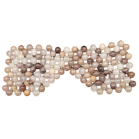 Masque pour les yeux en jade magnétique doré soie Jade Tianshan Cui tissé pour les cernes soulagement des poches thérapie SPA en gros
