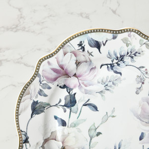 24 Pcs Sang Trọng Hoàng Gia Xương Trung Quốc Sứ Bộ Đồ Ăn Ý Dinning Set Đồ Ăn Phổ Biến Nhúng Màu Sắc - Product Image 3