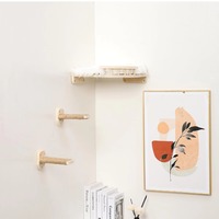 Vente de gros Lit mural pour chat Hamac mural pour chat Meubles muraux étagères et perchoirs avec marches d'escalade
