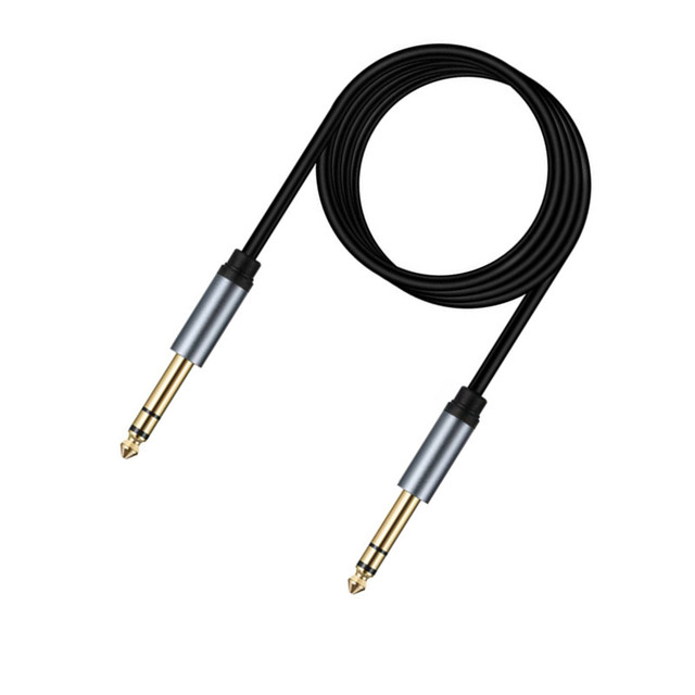 High Quality Male to Male 6.35MM TRS Stereo Cable