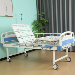 Cama <span class=keywords><strong>de</strong></span> <span class=keywords><strong>Hospital</strong></span> Manual con Barandillas, 2 Funciones, Plegable, para Uso Médico o Hospitalario, con Dos Manivelas, Buen <span class=keywords><strong>Precio</strong></span> - Product Image 1