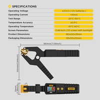 AUTOOL-Sonde de température de surface numérique sans fil LM55, thermomètre avec température différentielle