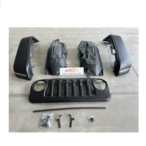 Accessoires extérieurs de voiture ancien à nouveau kit de carrosserie pour <span class=keywords><strong>Jeep</strong></span> <span class=keywords><strong>Wrangler</strong></span> JK à JL style fender flare et calandre - Product Image 1