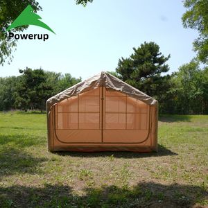 7.5제곱미터 즉석 설치 팝업 텐트 (캠핑용) 420D 옥스포드 원단 가족 글램핑용 - Product Image 2