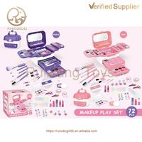 Coffret cosmétique en plastique, cadeau de Noël pour enfants de 9 à 12 ans, maquillage, nouveau design, kit de maquillage brillant, jouets pour filles