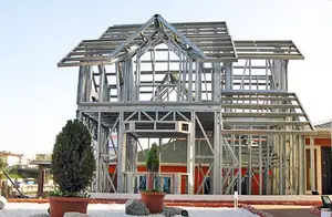 New LGS Steel Framing House Structure C89 Light Gauge Steel Framing Machine For Prefab House