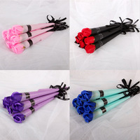 Artículos promocionales para el hogar San Valentín Día DE LA MADRE Color brillante Confeti de baño Flor artificial Presente Rosa