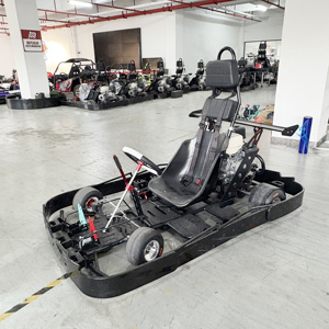 Nouvelle version améliorée des karts <span class=keywords><strong>de</strong></span> drift 390CC pour adultes, 60 km/h, kart <span class=keywords><strong>de</strong></span> <span class=keywords><strong>course</strong></span> à essence, frein à main <span class=keywords><strong>de</strong></span> drift, volant réglable, siège, kart à essence - Product Image 1