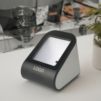 Caja de pago móvil DP8420, escáner de código QR de código de barras 2D, interfaz USB, fuente de luz LED, tableta Android, escritorio de escaneo al por menor