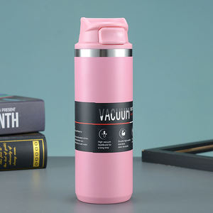 <span class=keywords><strong>Bouteille</strong></span> isotherme classique de 16 oz avec logo personnalisé, gourde de voyage, <span class=keywords><strong>thermos</strong></span> d'extérieur, gobelet isotherme avec bouton - Product Image 3