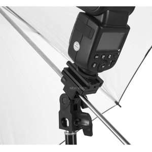 Adaptateur de sabot flash métallique de type D, support de déclencheur pour parapluie, support de lumière pivotant, compatible <span class=keywords><strong>Godox</strong></span> <span class=keywords><strong>YONGNUO</strong></span> pour - Product Image 6