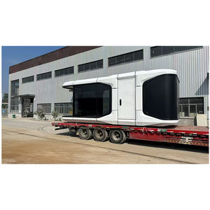 منزل كبسولة فضائية حديث وصديق للبيئة، غرفة نوم ومطبخ وحمام، هيكل فولاذي خفيف، مبنى مكتبي طويل الأمد، مكتب منزلي - Product Image 5