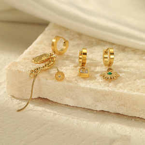 Vente en gros de bijoux pour femmes 4pcs Set Mode Européenne ROXI S925 Acier Inoxydable Vintage Pierre Naturelle Élégant Chic 2025 Nouvelles Ailes - Product Image 1