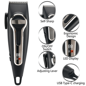 Máquina Cortadora <span class=keywords><strong>de</strong></span> <span class=keywords><strong>Pelo</strong></span> Profesional Pritech con Batería <span class=keywords><strong>de</strong></span> Litio, Recortadora Inalámbrica para <span class=keywords><strong>Peluquería</strong></span> - Product Image 1