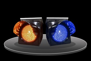 Năng lượng mặt trời Powered nhôm <span class=keywords><strong>Led</strong></span> dấu hiệu giao thông sản phẩm màu vàng với trắng phản xạ cho cảnh báo đường đèn <span class=keywords><strong>LED</strong></span> - Product Image 5