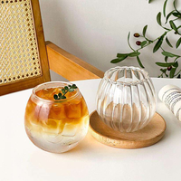 Nouveaux verres ronds américains isothermes très demandés, verres à soda et à bulles, idéaux pour les cafés et les restaurants.