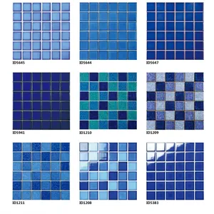 High quality in China cheap swimming pool mosaic tiles for wall backsplash and home decoration