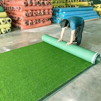 Tengyue 2024 Vente en Gros Usine Rouleau de Gazon de Haute Qualité 40mm Pelouse 15mm Gazon Synthétique Tapis Vert Gazon Artificiel