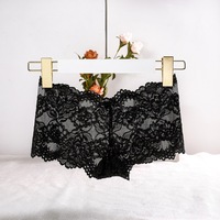 Tangas de Encaje sin Costuras para Mujer, Lencería Sexy con Perlas, Color Sólido, Tangas Divertidas y Sexys para Chicas