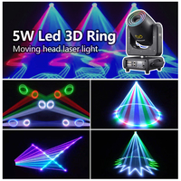 Scène de mariage DJ Live Club 5W LED 3D lumière laser à tête mobile