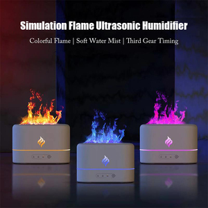 Humidificador ultrasónico de simulación de fuego, difusor de fragancias con filtro libre de USB, ambientador de aromaterapia, 7 colores - Product Image 2