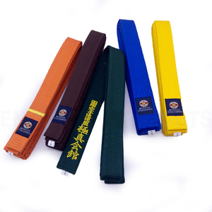 <span class=keywords><strong>Ceinture</strong></span> Kyokushin noire d'arts martiaux broderie de logo personnalisé ceintures à rayures de <span class=keywords><strong>karaté</strong></span> de luxe - Product Image 5
