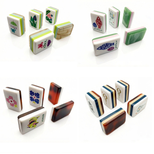 Stock in AmericanI Custom Eco-Friendly Foldable Portable Durable Four-layered Acrylic <b>Mahjong</b> Tiles 160 American <b>Mahjong</b> <b>Set</b> - Product Image 2