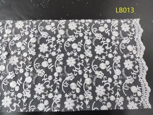 Custom Design Wholesale Embroidery Tulle <strong>Fancy</strong> <strong>Lace</strong> Fabric for Wedding Garment - Product Image 3
