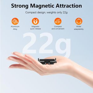 Amazear Professional Magnetic Mount for Insta360 GO Ultra Aluminum Alloy Quick-Release Base 1/4" Screw for Multi-Angle <b>Shooting</b> - Product Image 5