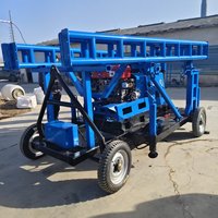 Pompe de forage de puits d'eau à moteur diesel pour exploration géologique verticale de 360 m de profondeur, vente directe d'usine QIYUN